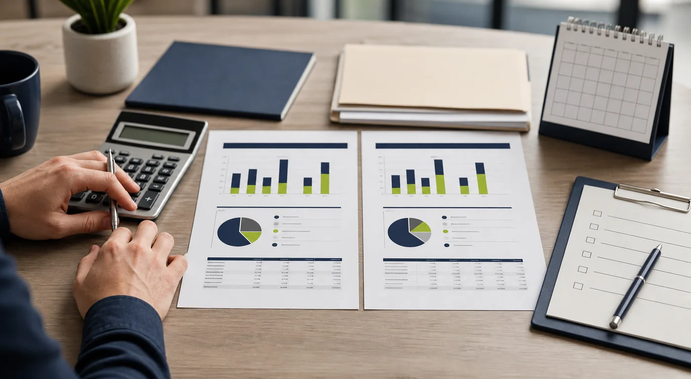 Side-by-side CPA model comparing payroll taxes, owner cash flow, and administration for two entity tax choices